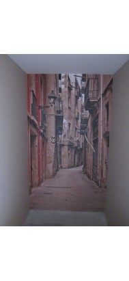 Fototapeta uliczka w Barcelonie